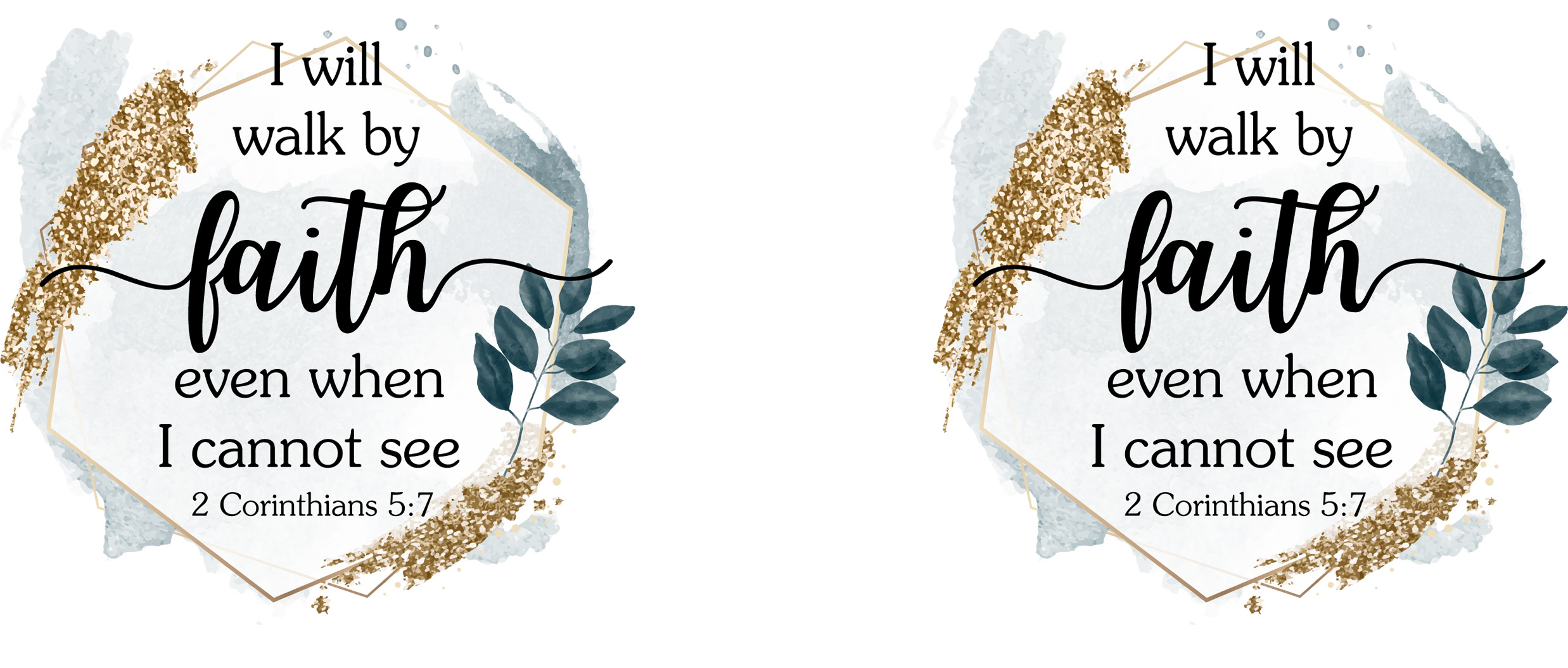 Walk by Faith - Gold